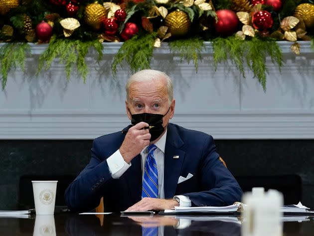 Pourquoi la fin d'année de Joe Biden semble-t-elle catastrophique (alors qu'elle ne l'est pas)? (photo datant du 16 décembre 2021) (Photo: Associated Press)