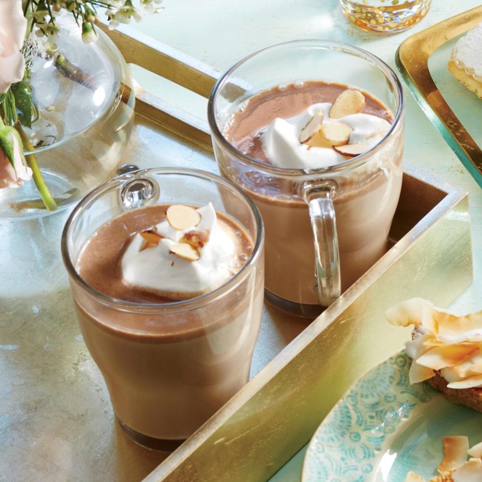 Boozy Almond-Honey Hot Chocolate