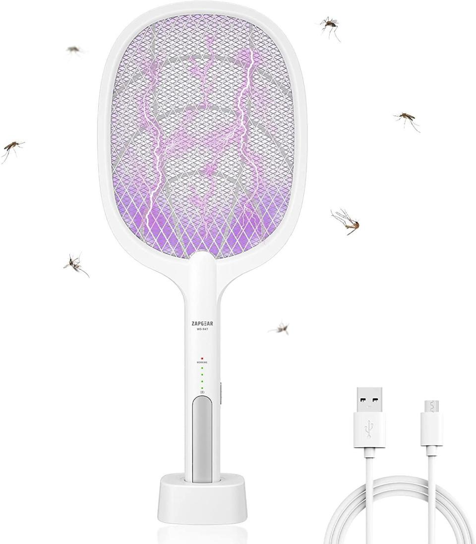 7) USB Rechargeable Electric Fly Swatter