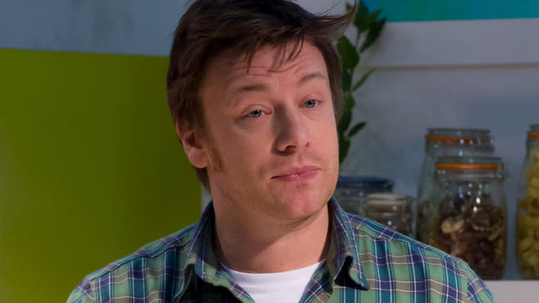 Jamie Oliver on cooking show