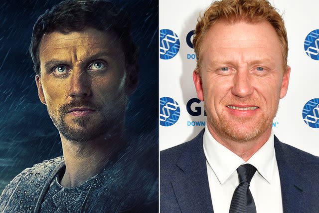 <p>Fox 2000 Pictures/Kobal/Shutterstock; Tom Cooper/Getty</p> Kevin McKidd in 'Percy Jackson and the Olympians: The Lightning Thief'