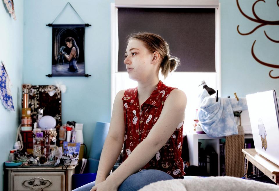 Cassie McIff is photographed in her bedroom in Orem on Thursday, July 6, 2023. | Laura Seitz, Deseret News