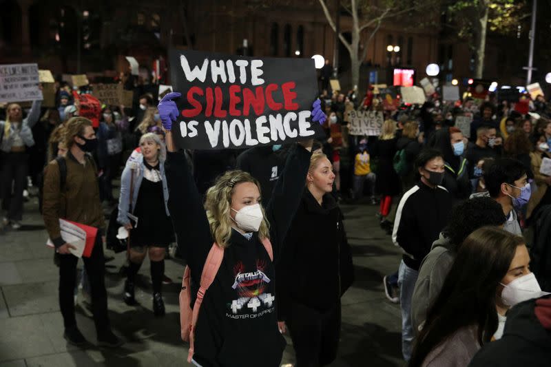 Protests against the death in Minneapolis police custody of George Floyd, in Sydney