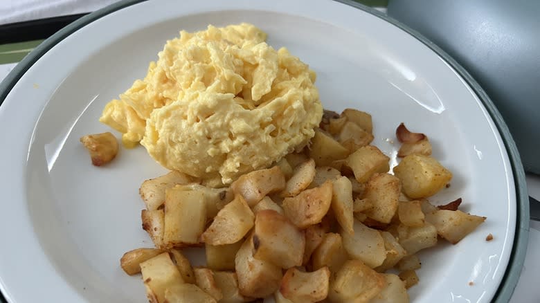 Eggs and home fries