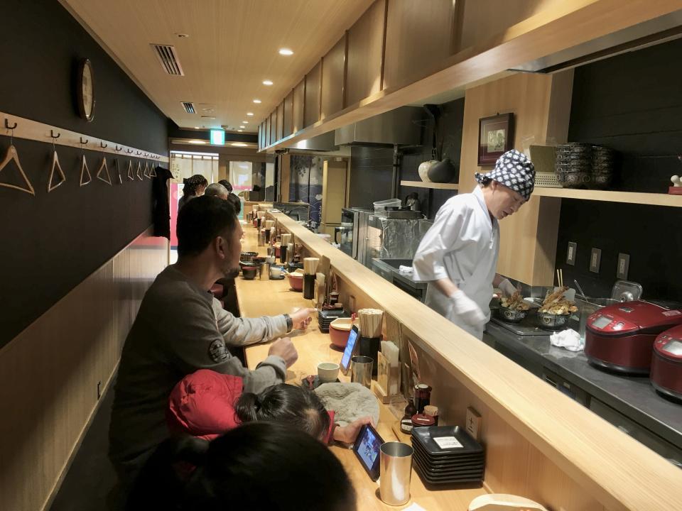 The cosy interior of the eatery and Tempura Bar (Photo: Zurien Oon)