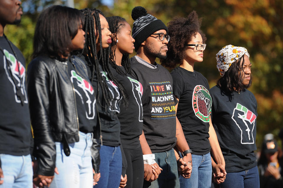 In November, black student activists at the University of Missouri rallied together to protest the racial issues that they claimed had plagued their campus for years. More than 30 black football players refused to return the football field because they were fed up with the casual, everyday forms of racism they said they faced. Days later, faculty, students and state lawmakers called for the university's president, Tim Wolfe, to leave. One student, Jonathan Butler, courageously <a href="http://www.cnn.com/2015/11/09/us/jonathan-butler-hunger-strike-missouri-profile/">started a hunger strike</a> to protest the actions of the school&rsquo;s president. <a href="http://www.huffingtonpost.com/entry/tim-wolfe-resigns_5640be14e4b0411d3071a7e8">Wolfe promptly resigned</a>, signaling a significant moment for student-led activism and the fight for racial equality.