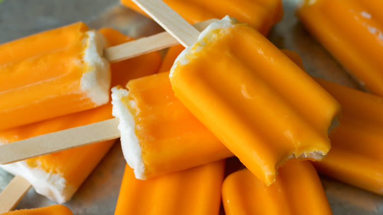 Pile of orange creamsicles