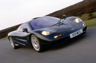 <p>The McLaren F1 changed everything when it was launched in 1992. Here was a car with a carbon fibre structure and panels, in which was mounted a naturally aspirated V12 engine rated at <strong>627bhp</strong>. The result was a slingshot that could do 240mph, but even at low speeds it was thrilling to drive with its unassisted steering and brakes, as well as a centrally located driver's seat.</p><p>At <strong>£534,000</strong> plus local taxes the F1 was totally uncompromising, and as a result just 106 McLaren F1s were made, of which only 71 were road-going; the rest were racers.</p><p><strong>Honourable mentions in 1992: </strong>Ferrari 456, Jaguar XJ220, Mitsubishi Lancer Evo, Renault Twingo, Subaru Impreza Turbo, TVR Chimaera</p>