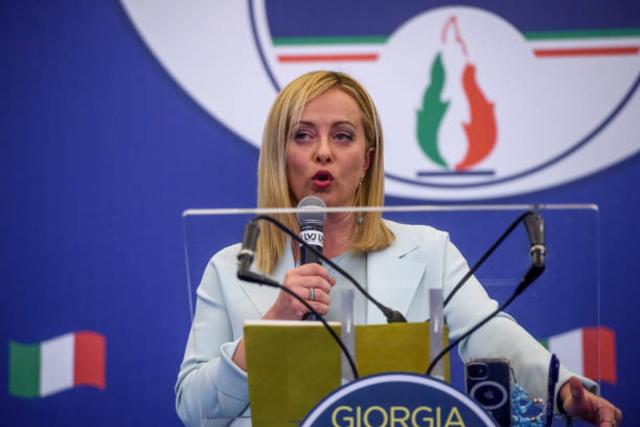 Giorgia Meloni is the first female prime minister of Italy (Antonio Masiello / Getty Images)