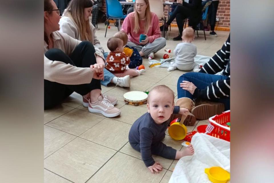 Isle of Wight County Press: Toddlers and parents from the Play Café will be among the first groups to use the Minster's new facilities.