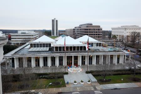 FILE PHOTO: North Carolina's Legislative Building is seen in Raleigh, North Carolina, U.S. on December 19, 2016. REUTERS/Jonathan Drake/File Photo