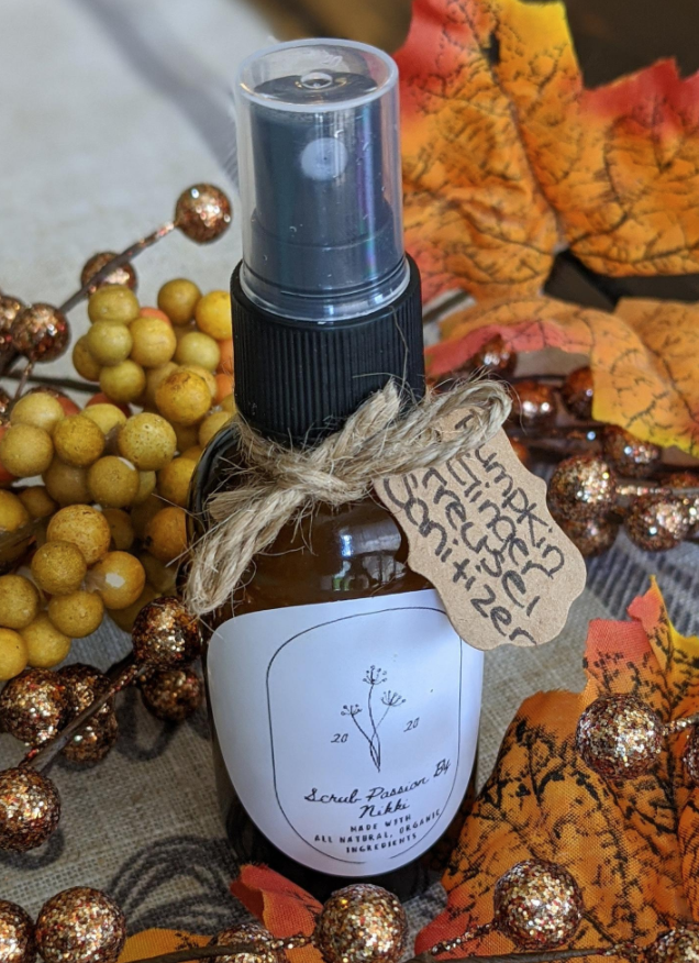 ScrubPassionByNikki Pumpkin Ginger Streusel Hand Sanitizer