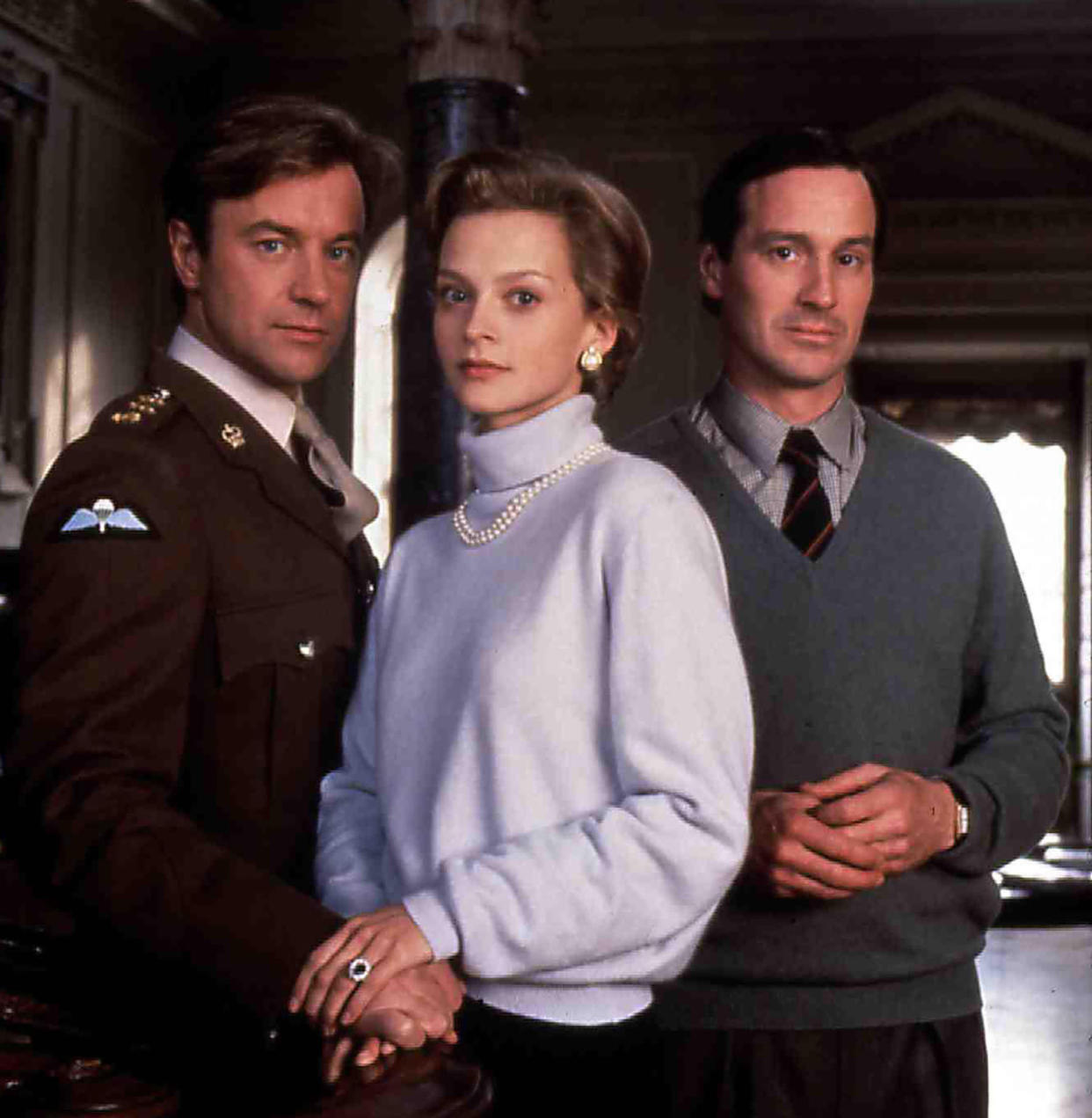 Christopher Villiers, Julie Cox, Christopher Bowen    in Princess in Love (1996) (Alamy )