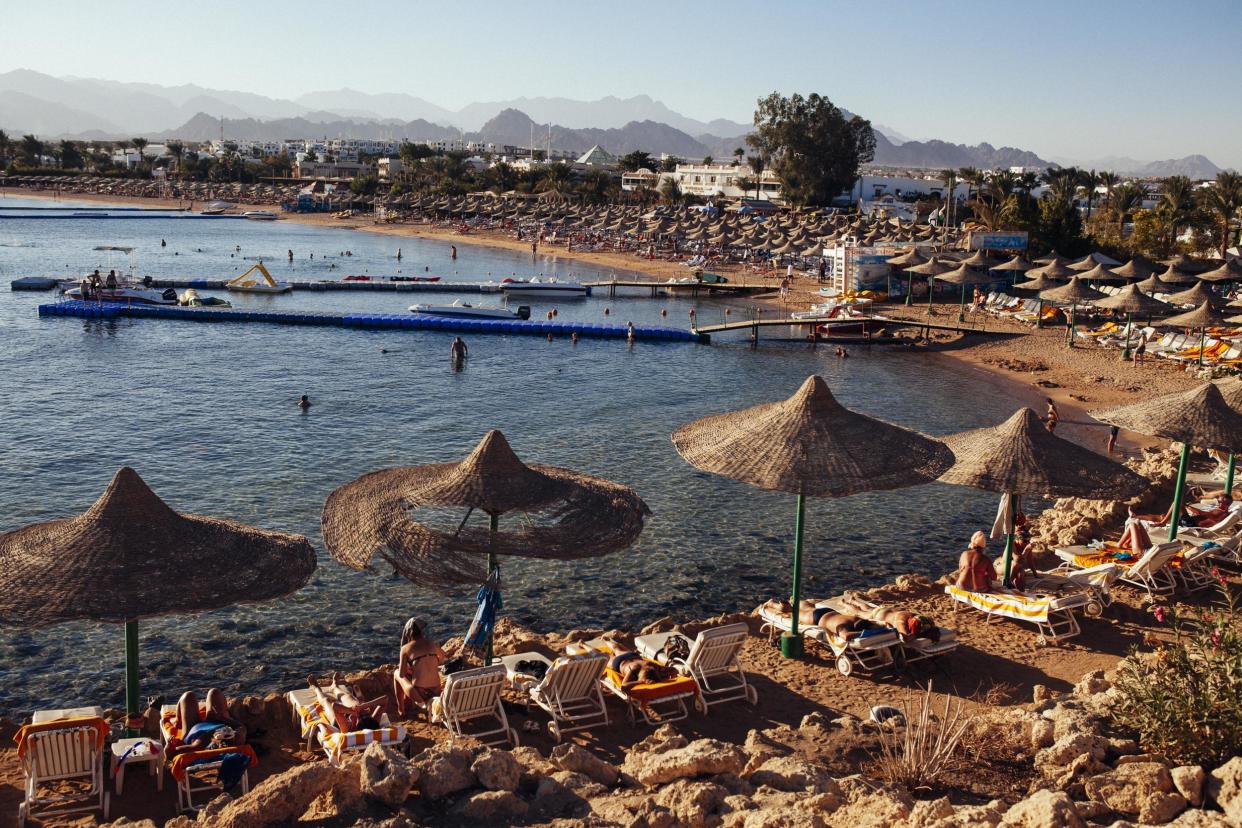 Sharm el-Sheikh in Egypt was once a popular resort with tourists. Along with the terrorist threat, the country boasts a high fatal road accident rate: Getty