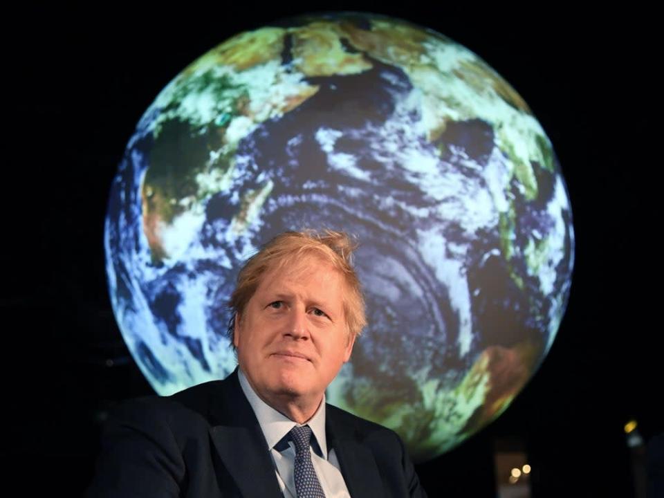Boris Johnson will host world leaders at Cop26 next week  (POOL/AFP via Getty Images)
