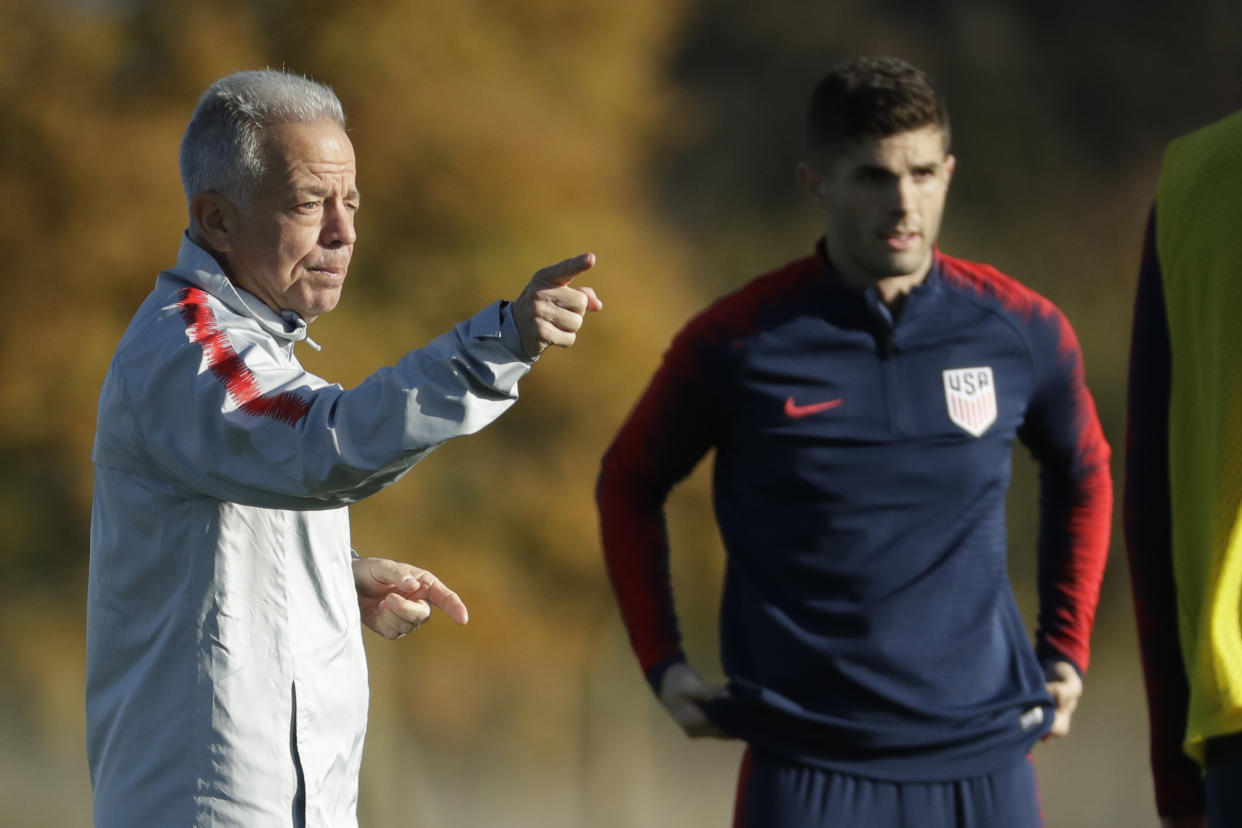 Interim coach Dave Sarachan has done an admirable job, but Christian Pulisic and his U.S. teammates need to know who’ll be leading them for the next four years. (AP)