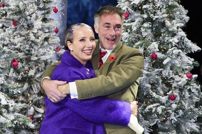 Emma Thompson y su esposo, Greg Wise