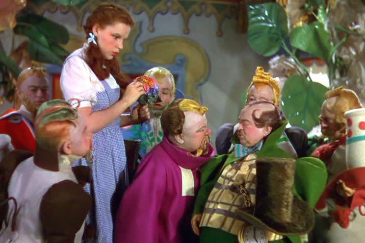 Allegations… ex-husban of Judy Garland claims she was molested on Wizard of Oz set – Credit: Rex Features