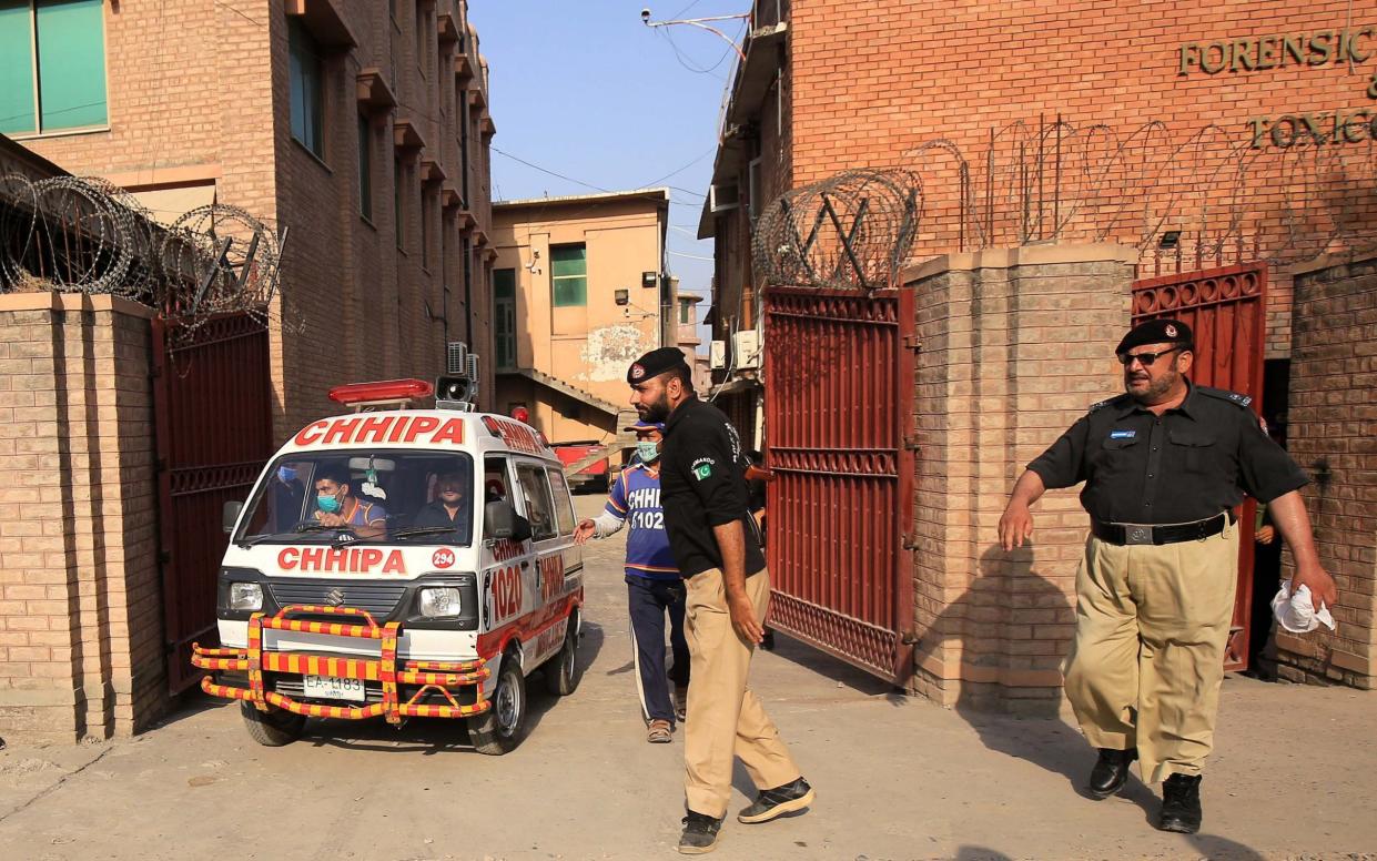 Pakistani man shot dead for alleged blasphemy inside a court room - BILAWAL ARBAB/EPA-EFE/Shutterstock