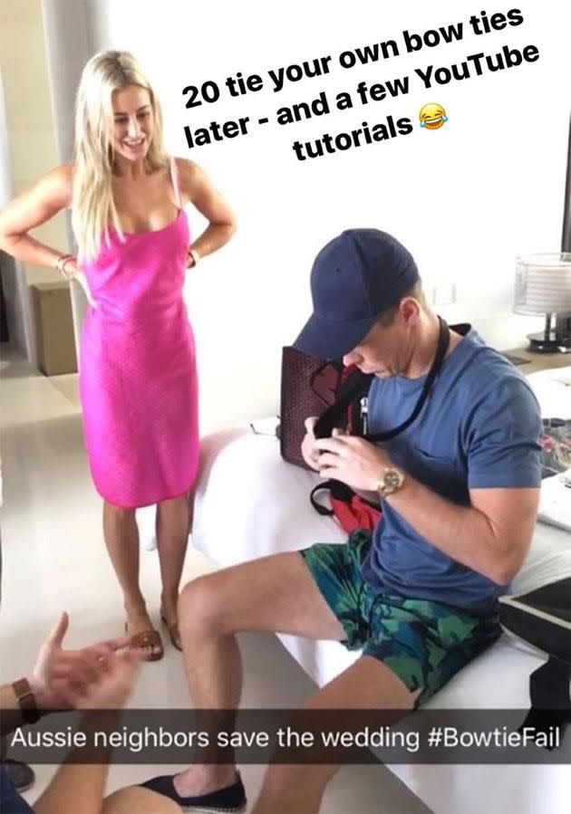 Roxy Jacenko dons a $49,000 outfit for Oliver Curtis