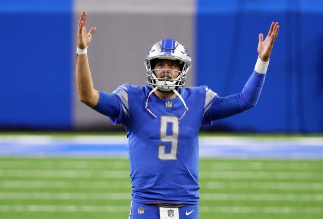 Matthew Stafford (ribs) misses practice Wednesday; Detroit Lions sign  practice squad QB