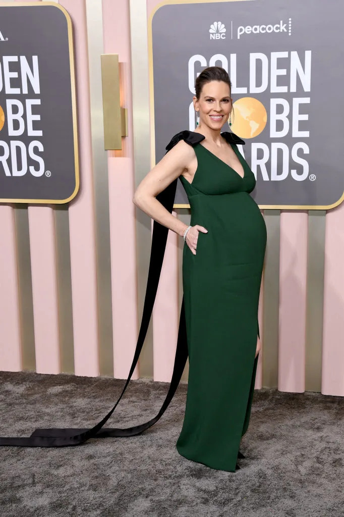 Hilary Swank attends the 80th Annual Golden Globe Awards on Jan. 10 at the Beverly Hilton in Beverly Hills, Calif. (Photo: Jon Kopaloff/Getty Images)