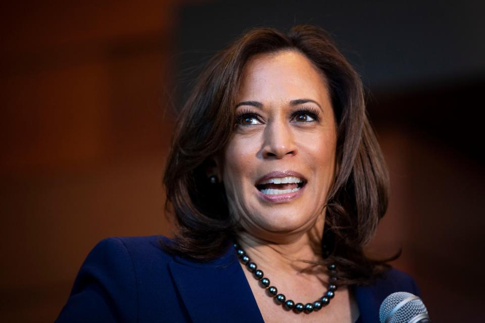 Poultry firm forced to distance itself from a US Senator accused of racism for deliberately mispronouncing Kamala Harris’ name. (Photo by Al Drago/Getty Images)