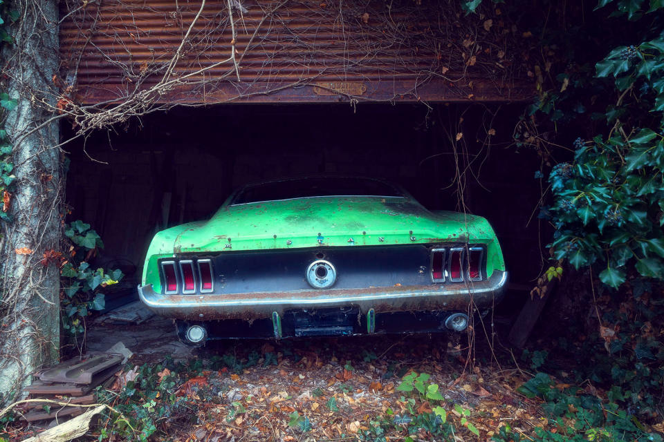 Cars left behind turning to rust