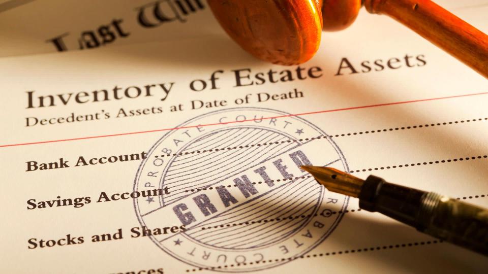 &quot;Probate Court with probate granted on a Last Will &amp; Testament.