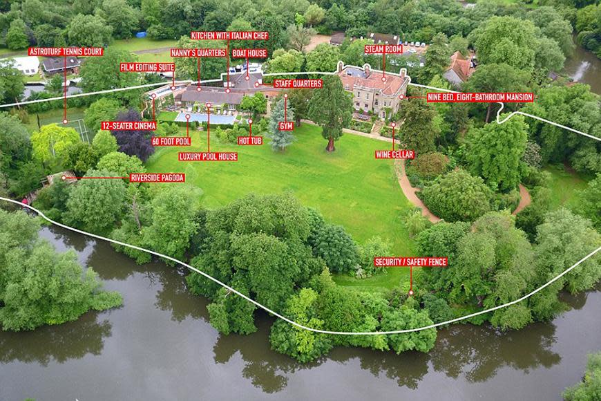 Check out George Clooney's Berkshire estate