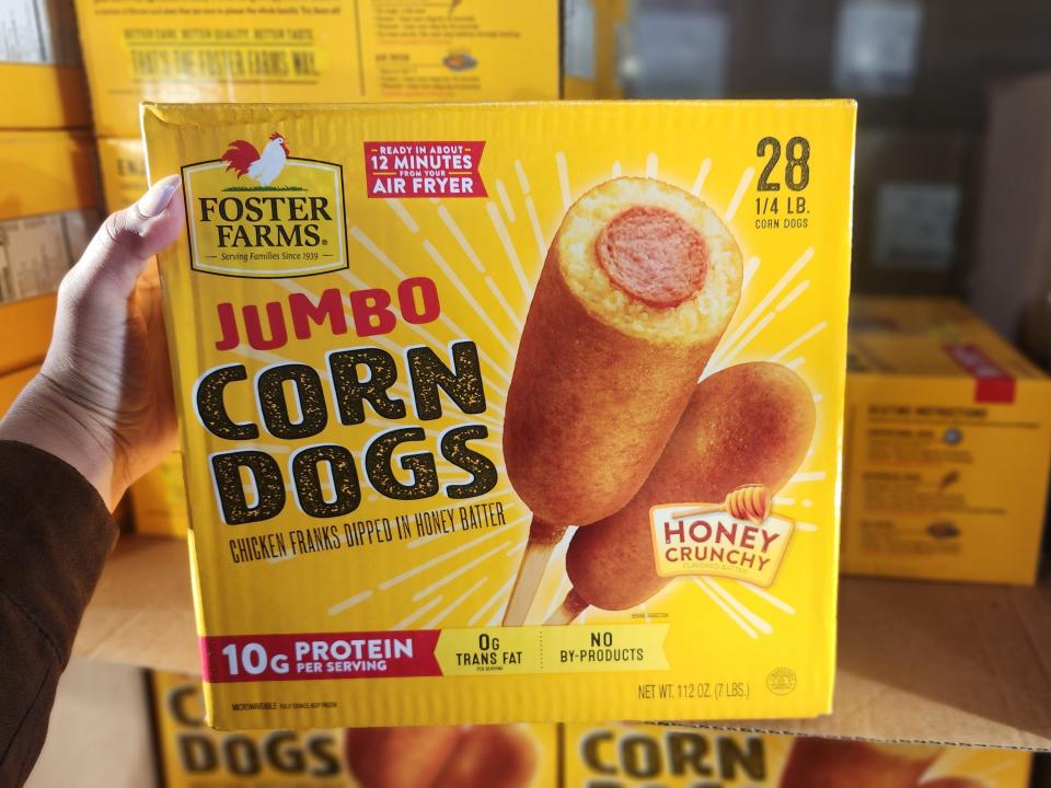 Foster Farms jumbo corn dogs