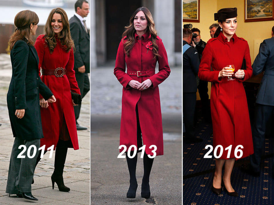 Red LK Bennett coat