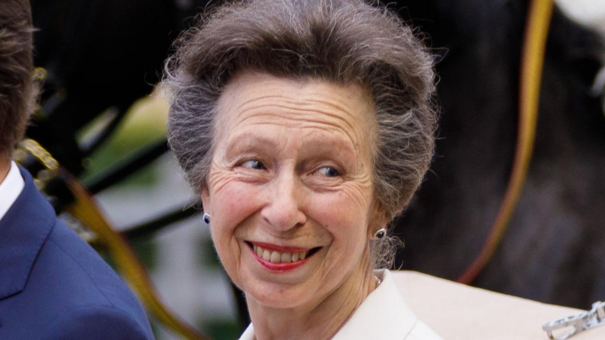 Princess Anne smiling during CHIO Media Night 2023 