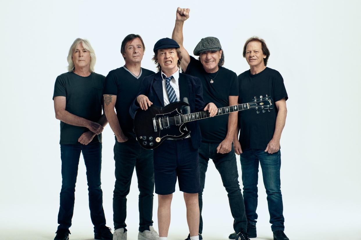 <p>Unexpected return: AC/DC are back together again after a period of turmoil</p> (PR handout)