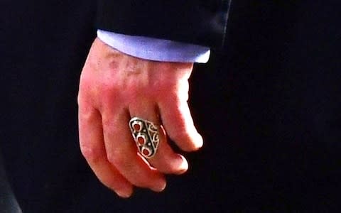 Hugh Grant's unusual wedding ring - Credit: DASA