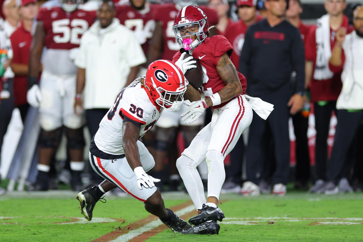 As Alabama reels from Georgia’s stunning comeback, two freshmen save the day in SEC thriller: ‘It was like slow motion’