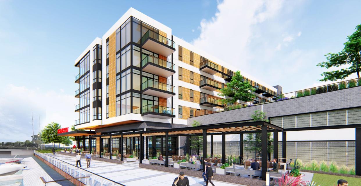 A 6,000-square-foot riverfront restaurant will open on the first floor of the Tribute apartments at the River 1 development at South First and West Becher streets.