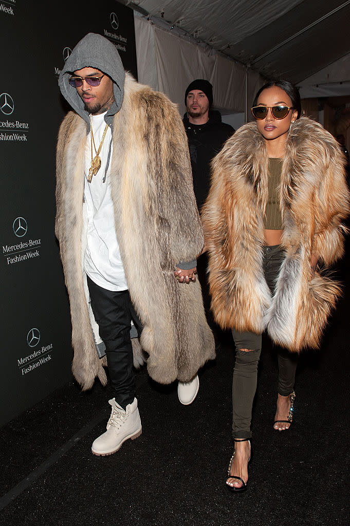 Chris Brown and Karrueche Tran