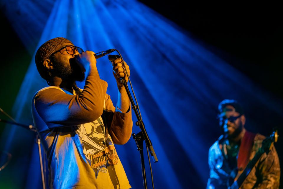 Willie Jones performs during a Sticks and Swamp tour concert at the Exit/In in Nashville, Tenn., Friday, April 21, 2023.