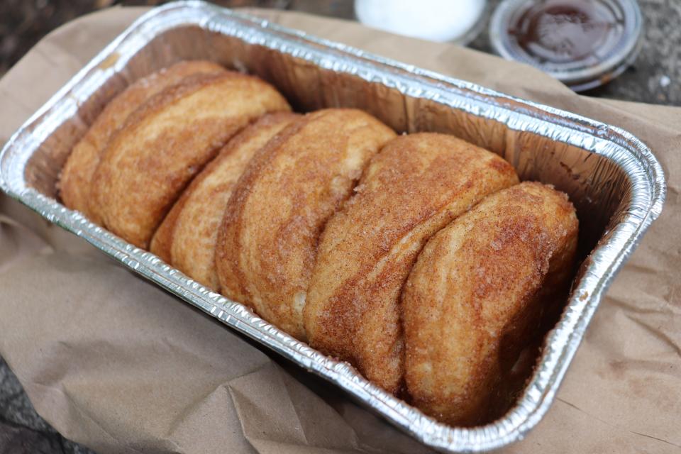 A loaf of cinnamon bread at Dollywood.