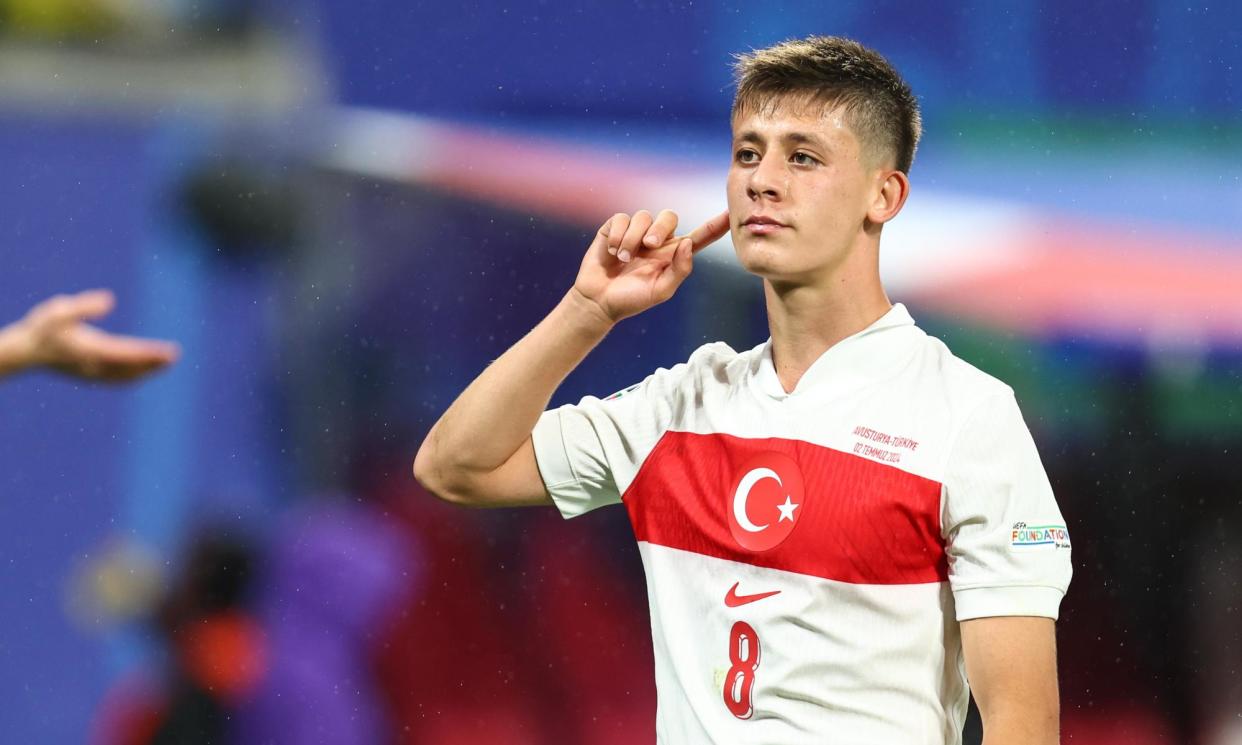 <span>Arda Guler showed he could own the big stage with his performance and leadership for Turkey.</span><span>Photograph: Charlotte Wilson/Offside/Getty Images</span>