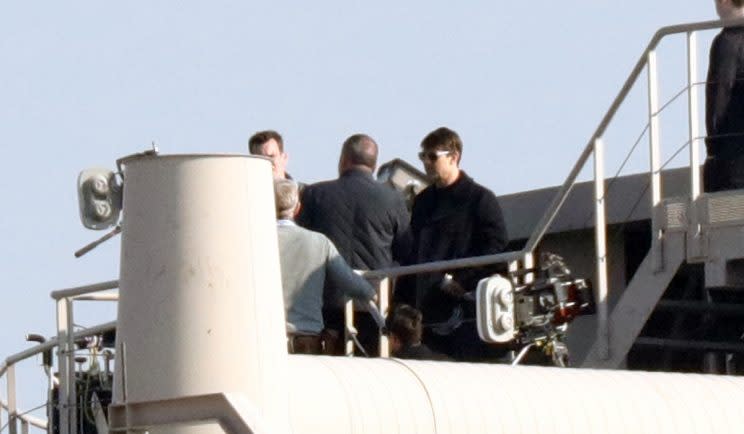 Tom Cruise on set for Mission: Impossible 6 - Credit: Paramaount