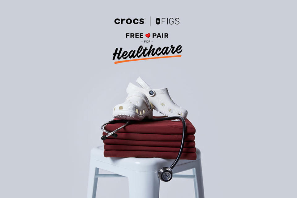 Crocs Will Give Away 10,000 Pairs of Its Classic Clogs to Healthcare