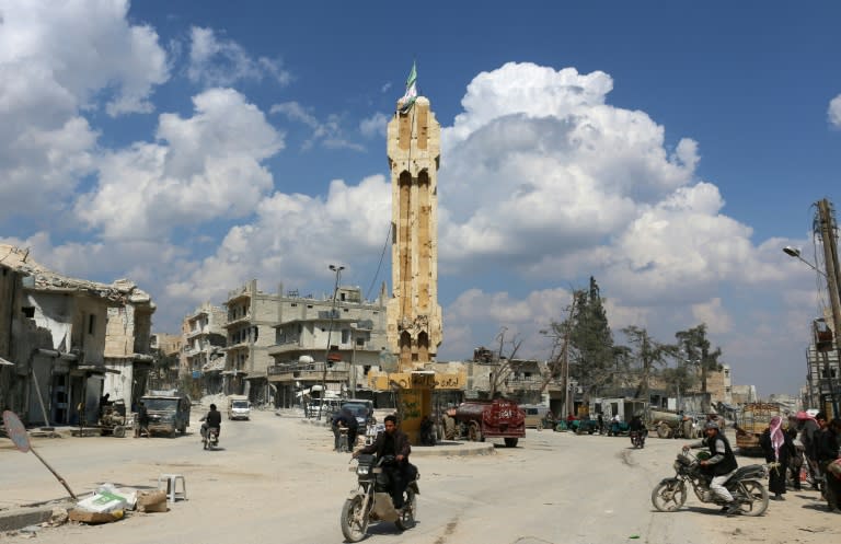 The registry in the town of Al-Bab was destroyed by the Islamic State group