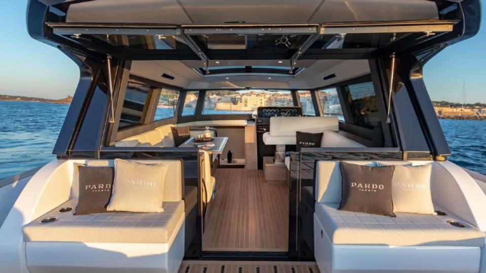 The Pardo GT52 is a sleek express cruiser that made its debut at the Fort Lauderdale International Boat Show.