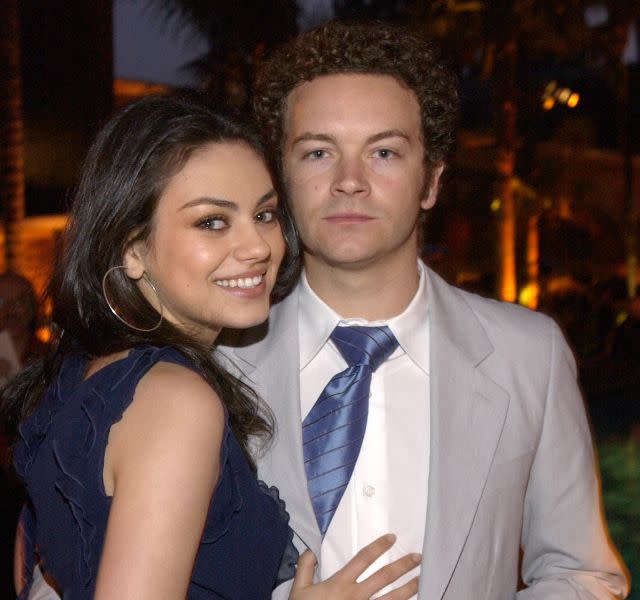 Mila Kunis and Danny Masterson (Photo by Ray Mickshaw/WireImage)