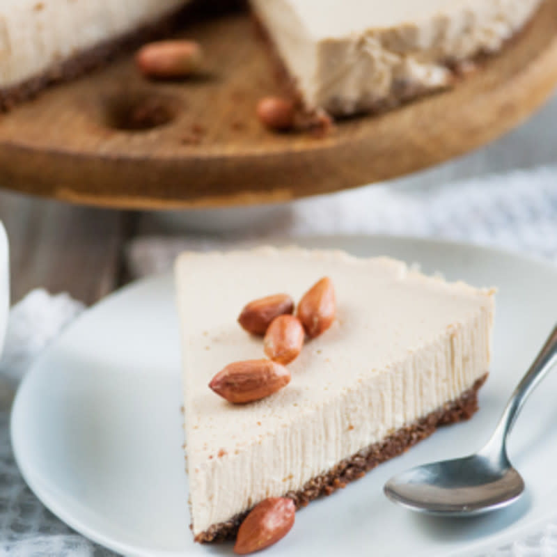 <p>Tasteaholics</p><p>Nothing says delicious quite like the combination of peanut butter and cream cheese in this amazing chilled creamy Peanut Butter Cheesecake treat!</p><p><a href="https://www.briana-thomas.com/fudge-chunk-ice-cream/" rel="nofollow noopener" target="_blank" data-ylk="slk:Get the recipe!;elm:context_link;itc:0;sec:content-canvas" class="link ">Get the recipe!</a></p><p><strong>Related: <a href="https://www.yahoo.com/lifestyle/45-easy-easter-desserts-try-211038459.html" data-ylk="slk:45+ Easy Easter Desserts & Recipes;elm:context_link;itc:0;sec:content-canvas;outcm:mb_qualified_link;_E:mb_qualified_link;ct:story;" class="link  yahoo-link">45+ Easy Easter Desserts & Recipes</a></strong></p>