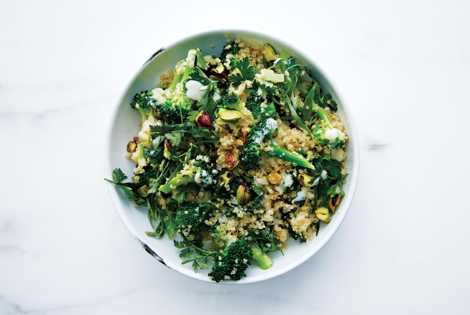 Broccoli-Quinoa Salad with Buttermilk Dressing