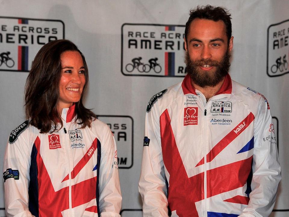 Pippa and James participate in the Race Across America in June 2014.