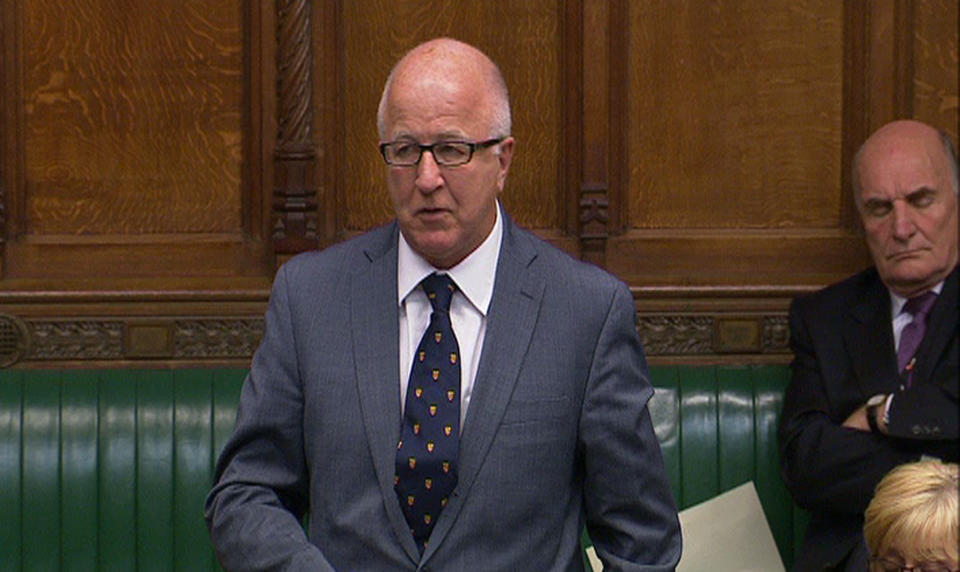 Denis MacShane pictured in the House of Commons in 2012 (PA)